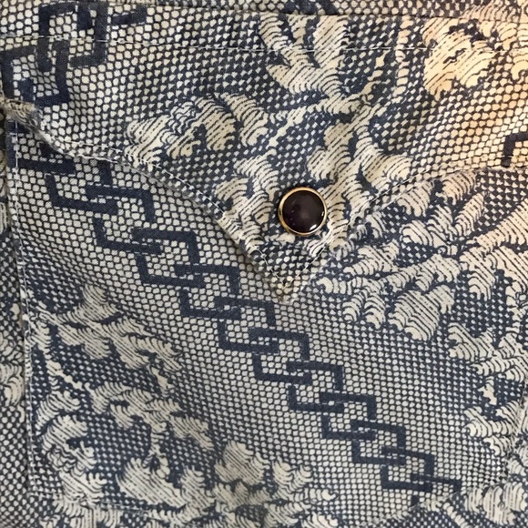 Vintage retro penny’s cowboy pearl snap shirt - Picture 3 of 5